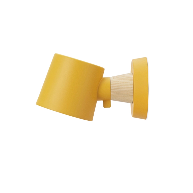 Applique RISE HARDWIRED Jaune Normann Copenhagen