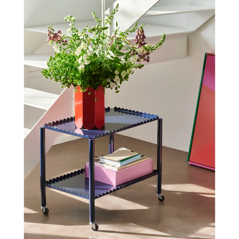 Desserte ARCS LOW Bleu acier HAY