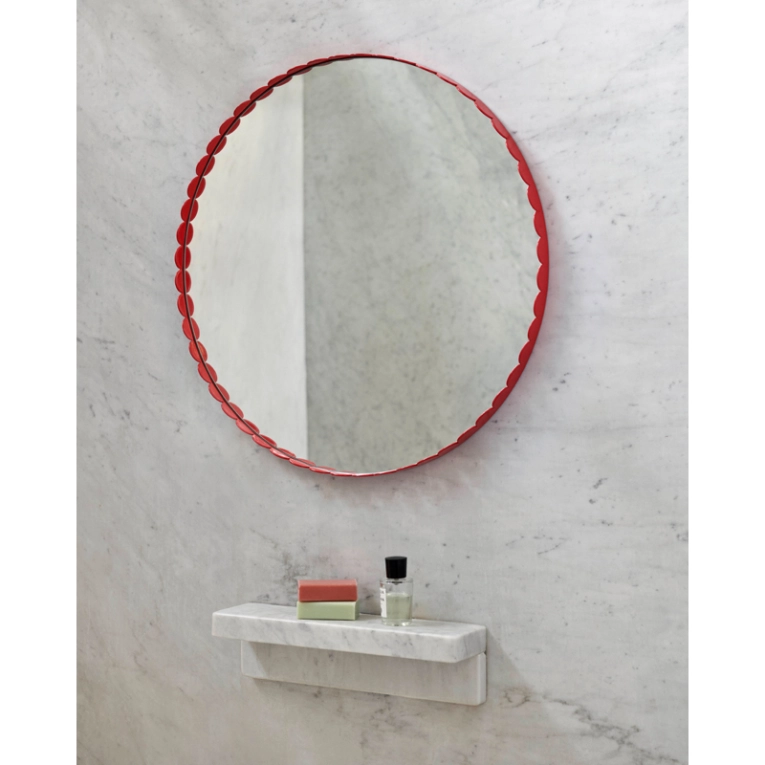 Miroir Miroir ARCS Ø 60 Rouge HAY