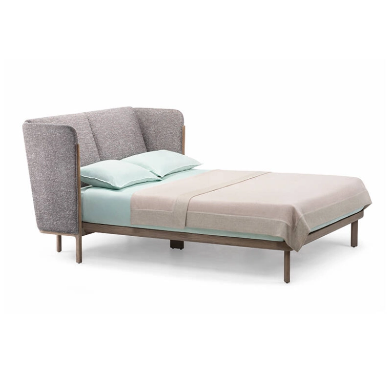 Lit DUBOIS LOW 160x200 Tissu Sonar 153 DE LA ESPADA