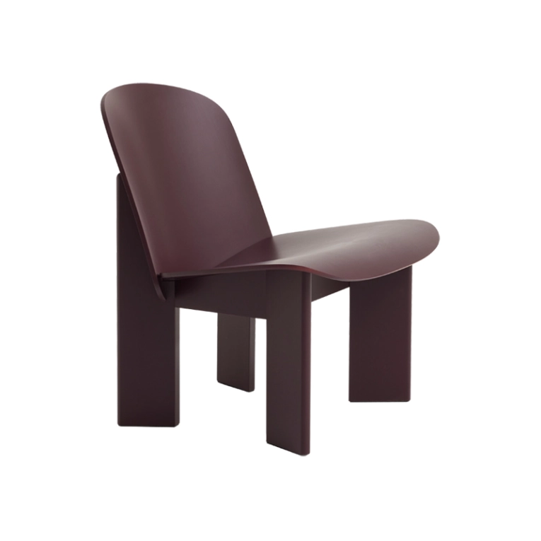 Fauteuil CHISEL Bordeaux HAY