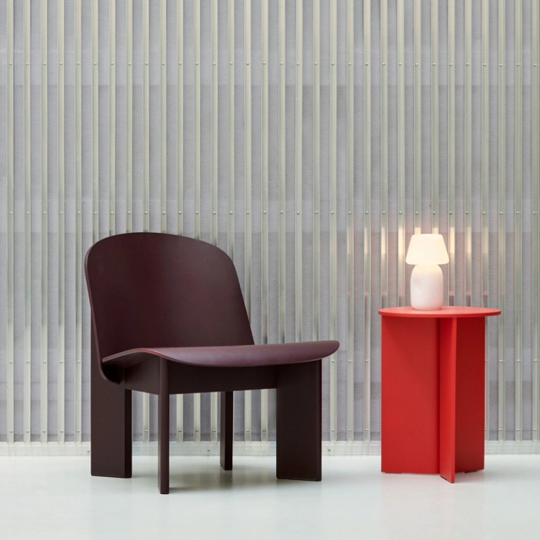 Fauteuil CHISEL Bordeaux HAY