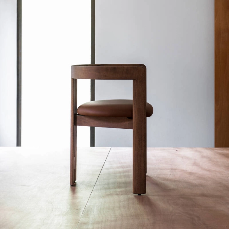 Chaise PIGRECO Cuir Aniline 02 TACCHINI