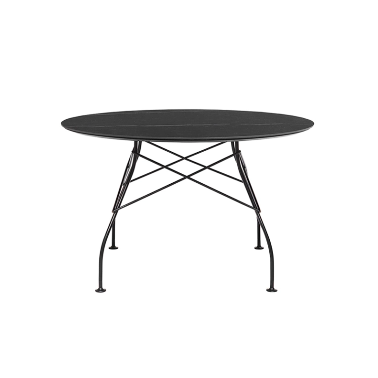 Table GLOSSY Ø 118 Noir KARTELL