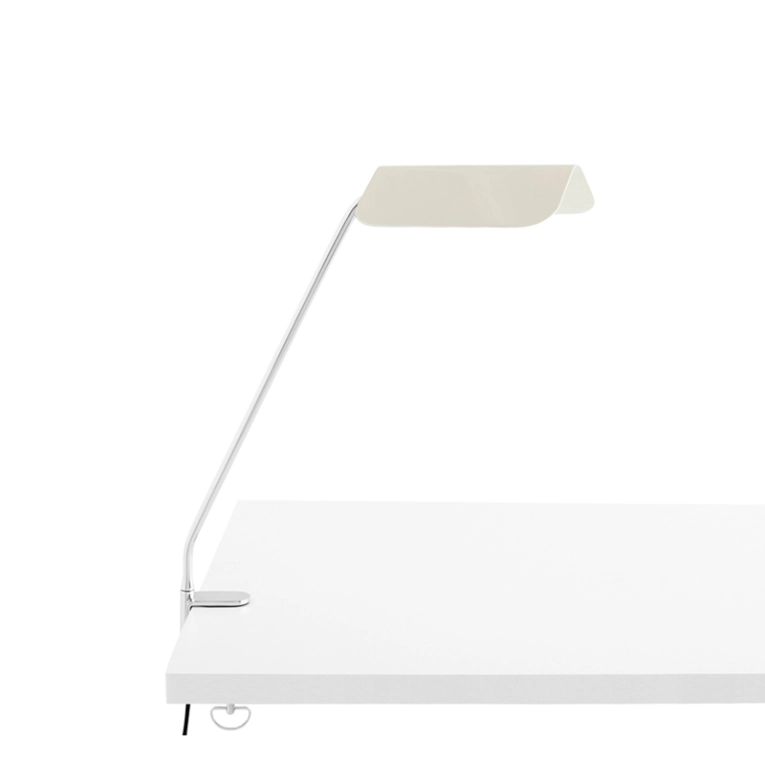 Lampe à poser APEX CLIP Blanc huître HAY