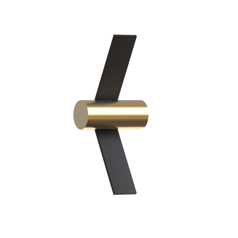 Applique NASTRO 563.43 Noir/ laiton TOOY