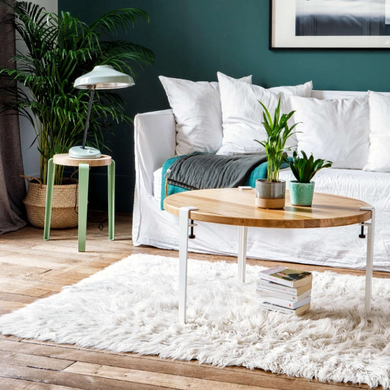 Table basse Pied TIPTOE 43 CM Gris Eucalyptus TIPTOE