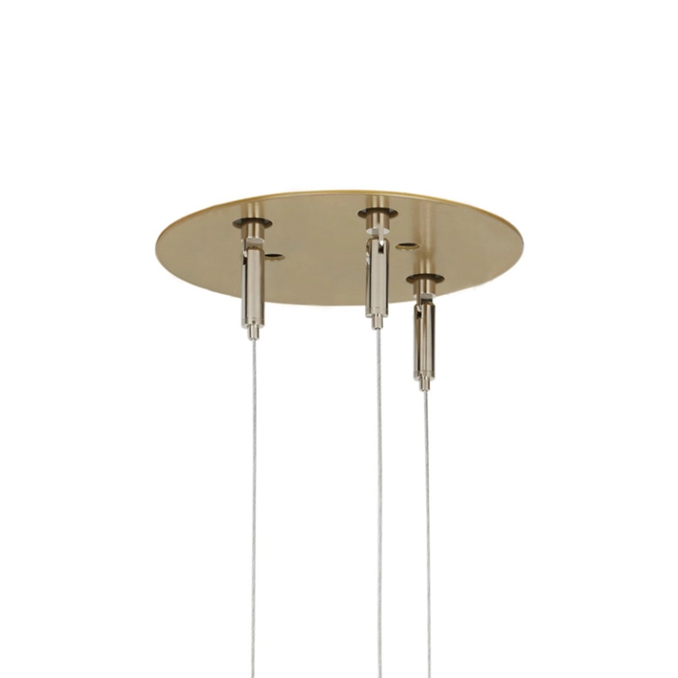 Suspension AVALON Large Laiton satiné CTO LIGHTING