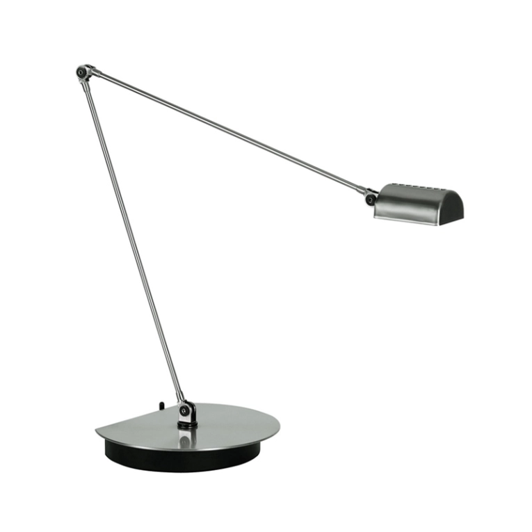 Lampe de bureau CLOE LED Nickel brossé LUMINA