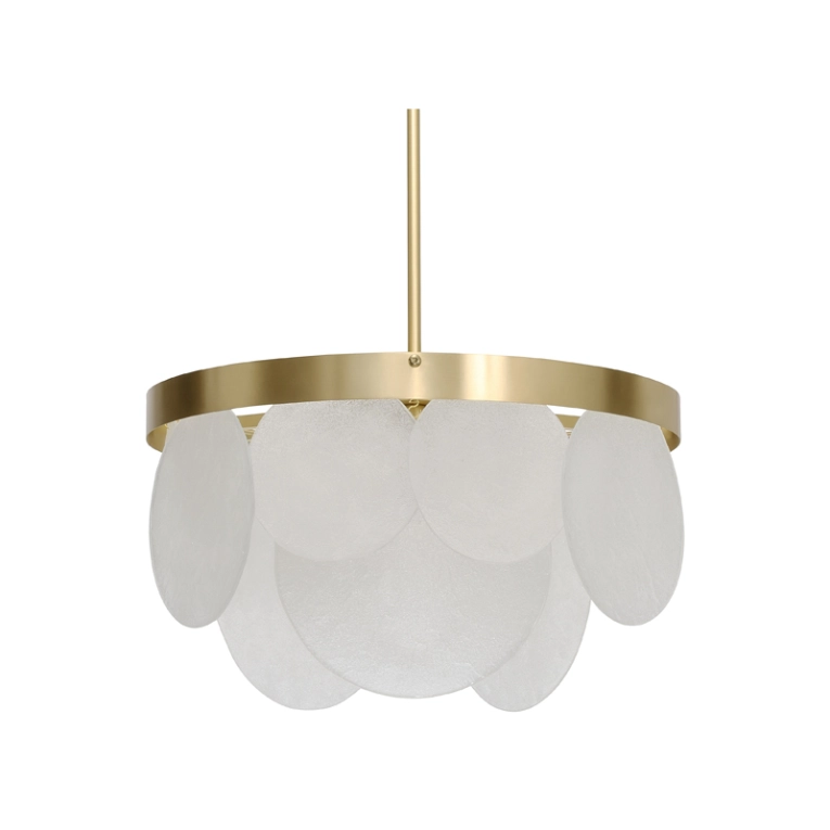 Suspension SASHA Laiton satiné CTO LIGHTING