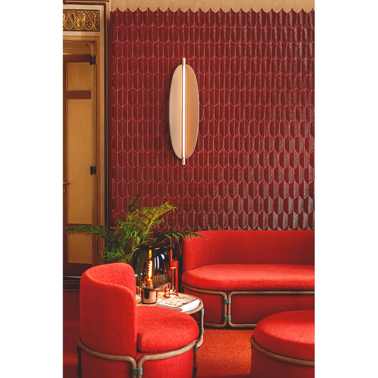 Applique THULA 562.42 Noyer/ noir/ nickel TOOY