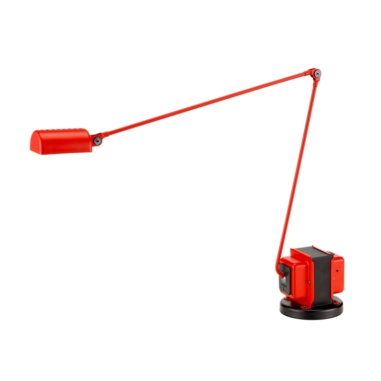 Lampe de bureau DAPHINE LED Rouge mat LUMINA