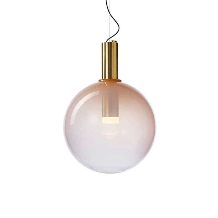 Suspension PHENOMENA 03 Rose/ doré BOMMA
