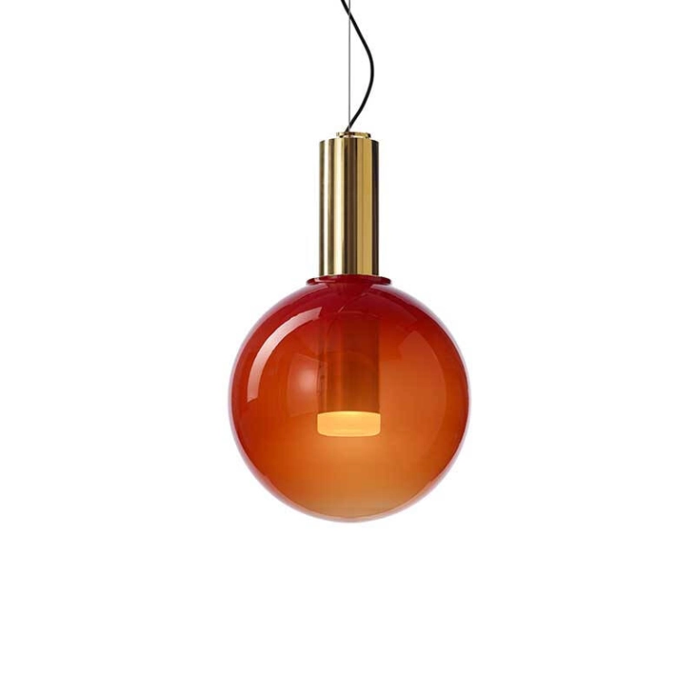 Suspension PHENOMENA 02 Rouge/ doré BOMMA