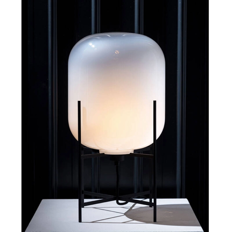 Lampe à poser ODA SMALL Gris acétate/ noir PULPO