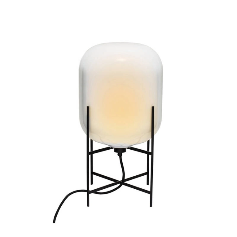 Lampe à poser ODA SMALL Blanc/ noir PULPO