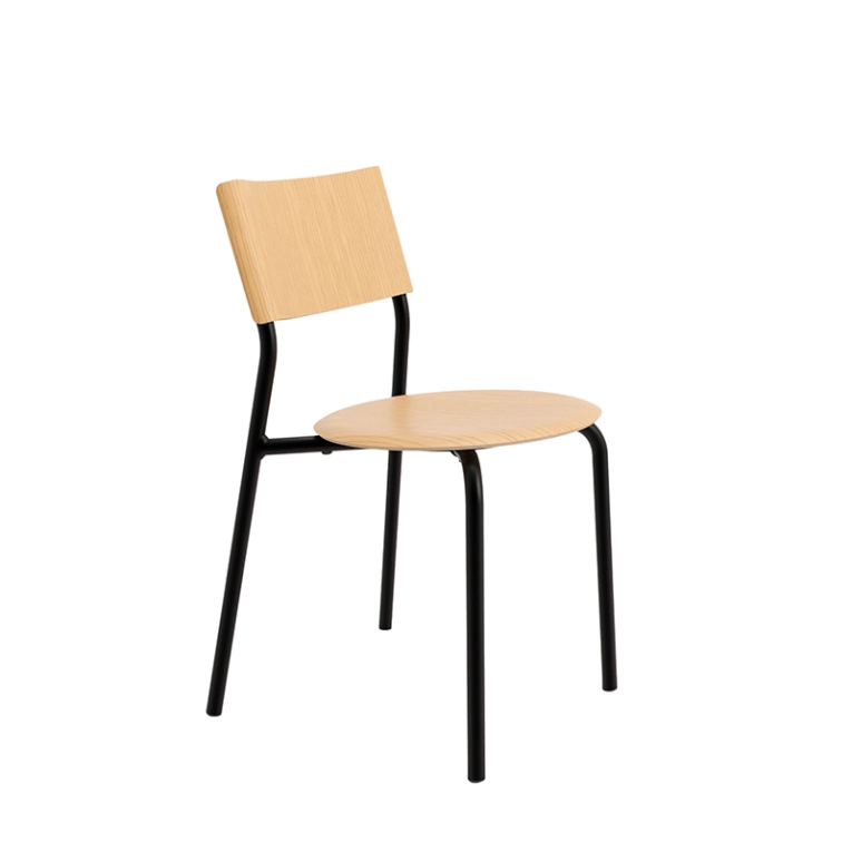 Chaise SSD Frêne Noir graphite TIPTOE