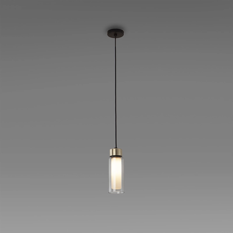 Suspension OSMAN 560.21 Laiton brossé / verre transparent TOOY