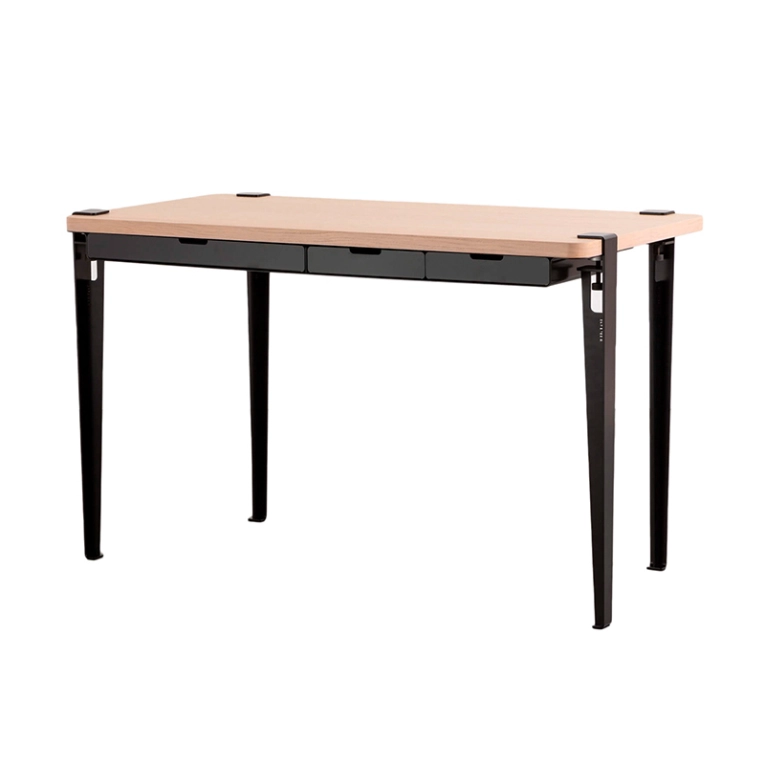 Bureau MONOCHROME Noir graphite TIPTOE