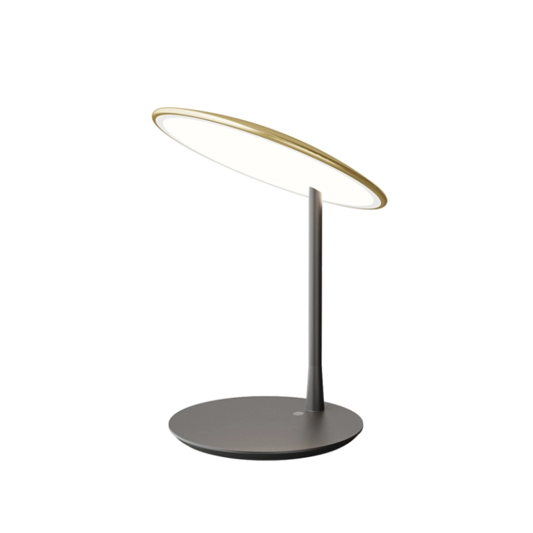 Lampe à poser DISC Laiton/ noir NINE