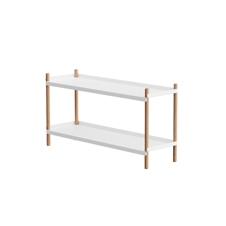 Etagère BOLT 100x53 Blanc/ chêne NINE