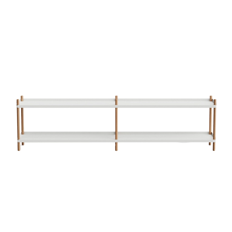 Etagère BOLT 200x53 Gris/ chêne NINE