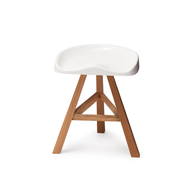 Tabouret HEIDI Blanc ESTABLISHED & SONS