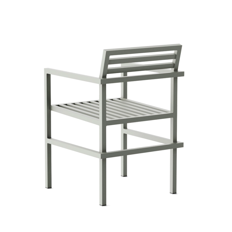 Chaise extérieur Chaise avec accoudoirs 19 OUTDOORS Gris NINE