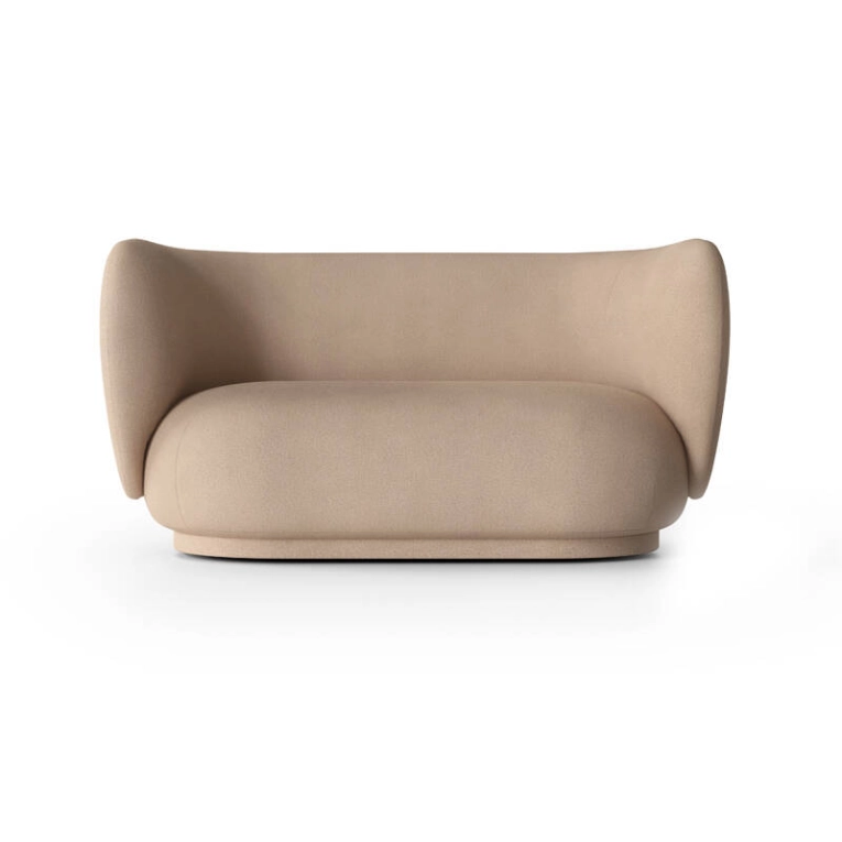 Canapé RICO 2 places Brossé Sable FERM LIVING