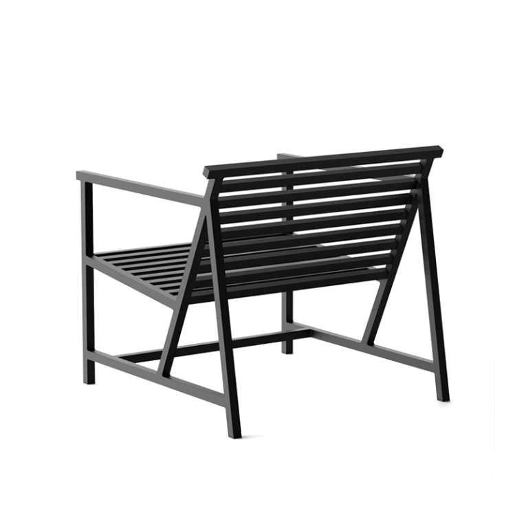 Fauteuil extérieur Fauteuil 19 OUTDOORS Noir NINE