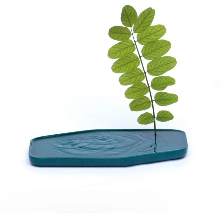 Vase Vase CERAMIC PLAN Turquoise MOUSTACHE