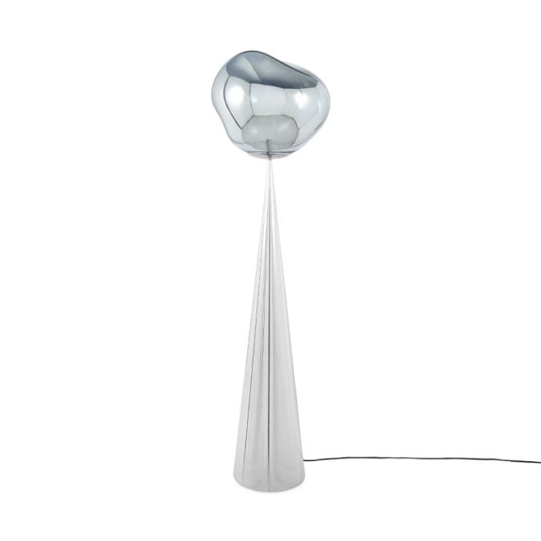 Lampadaire MELT CONE FAT Chrome/ chrome TOM DIXON