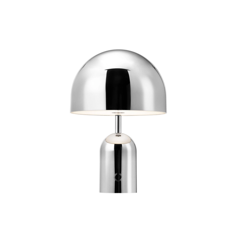 Lampe à poser BELL PORTABLE Argent TOM DIXON