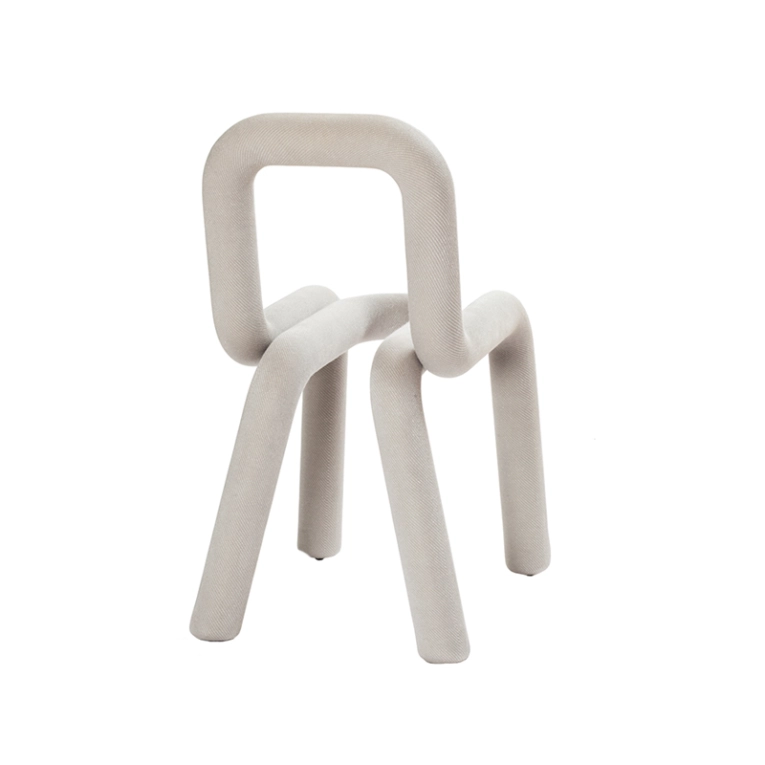 Chaise BOLD Gris pailleté MOUSTACHE