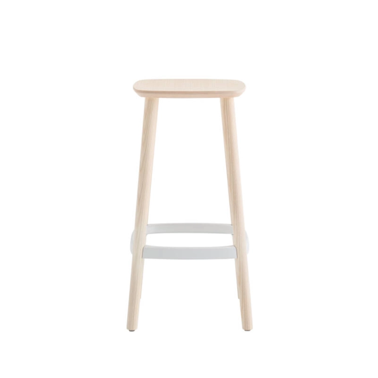 Tabouret haut BABILA STOOL 2702 Frêne blanchi/ blanc PEDRALI