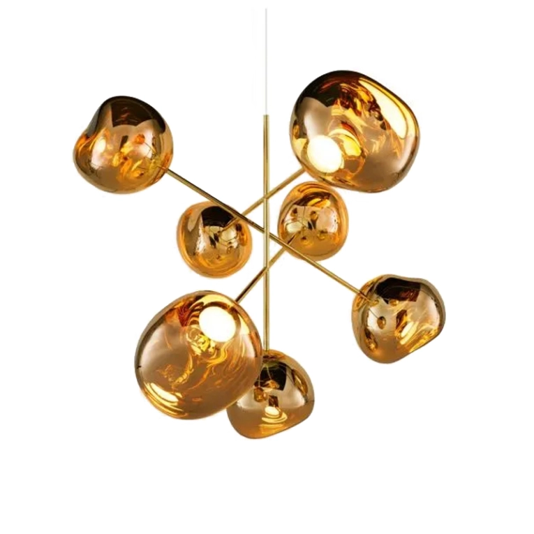 Suspension MELT CHANDELIER LARGE Or TOM DIXON