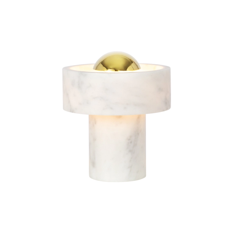 Lampe à poser STONE PORTABLE Or TOM DIXON