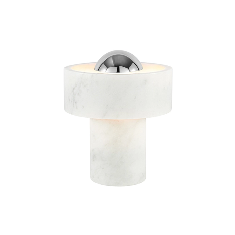 Lampe à poser STONE PORTABLE Argent TOM DIXON