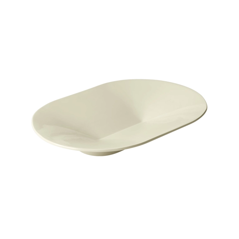 Centre de table & corbeille Coupe MERE 52x36 cm Blanc cassé MUUTO