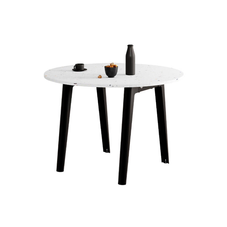 Table NEW MODERN Plastique Recyclé Ø 110 Noir graphite TIPTOE