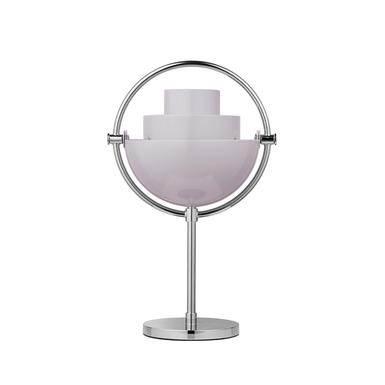 Lampe à poser MULTI-LITE Portable Chrome/ lilas GUBI