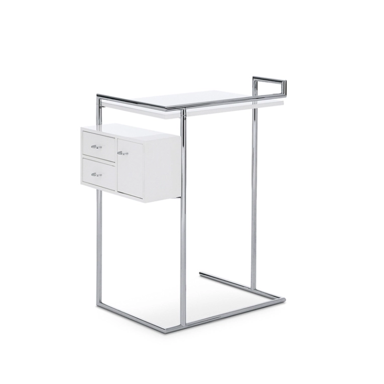Table d'appoint guéridon PETITE COIFFEUSE Blanc CLASSICON