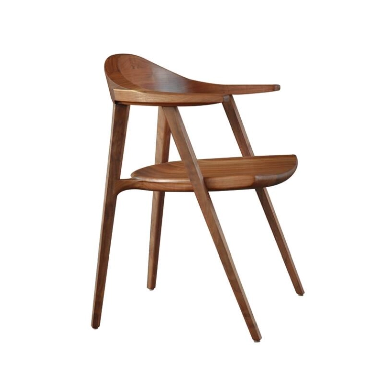 Chaise MANTIS SIDE CHAIR Noyer BASSAMFELLOWS