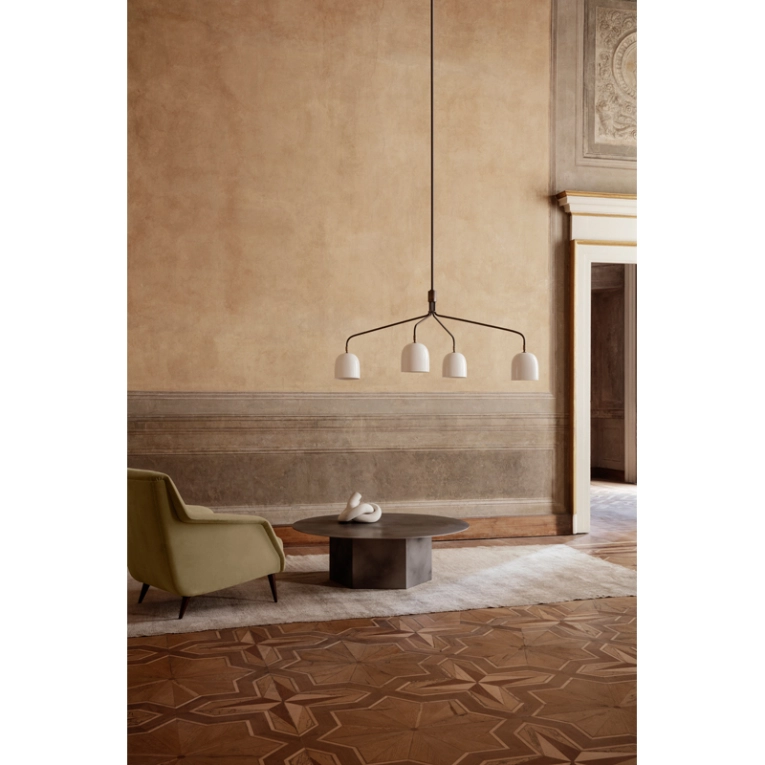 Suspension HOWARD 4 bras longs Bone China GUBI