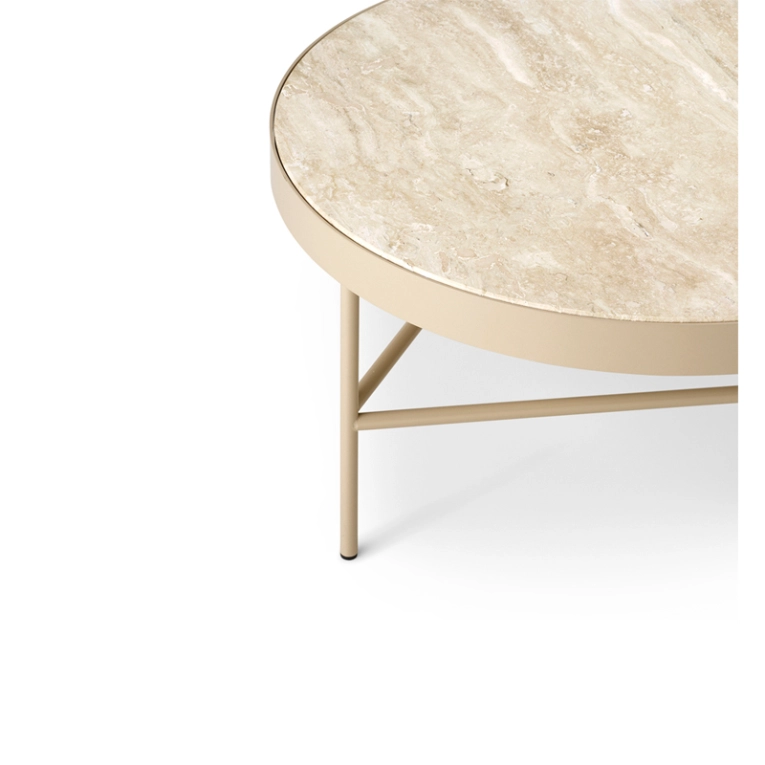 Table basse TRAVERTINE Large Cachemire FERM LIVING