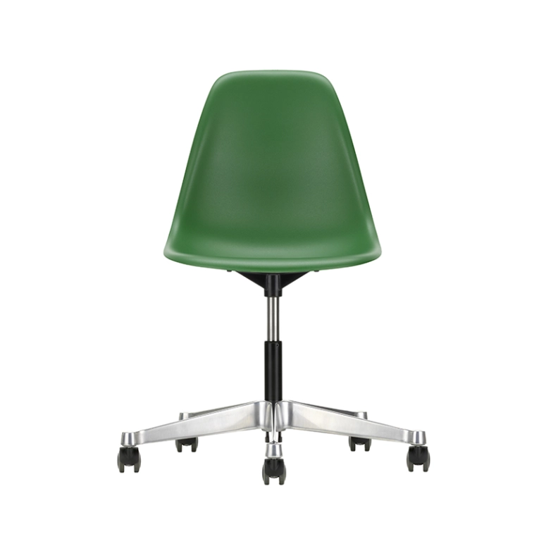 Fauteuil de bureau EAMES PLASTIC SIDE CHAIR PSCC Vert émeraude RE VITRA