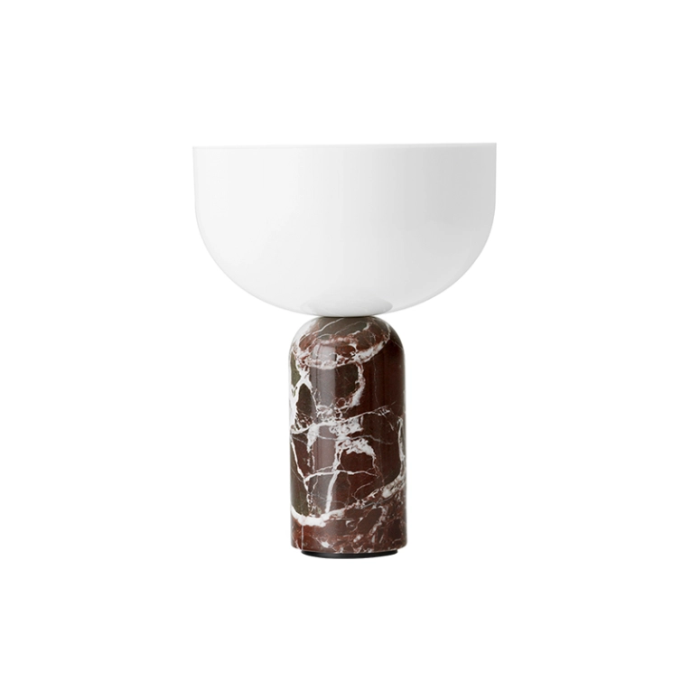 Lampe à poser KIZU PORTABLE Marbre Rosso Levanto NEW WORKS