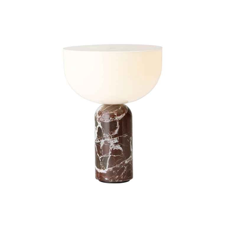 Lampe à poser KIZU PORTABLE Marbre Rosso Levanto NEW WORKS