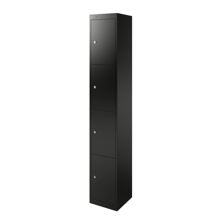Meuble de rangement CLK 4 casiers Noir BISLEY