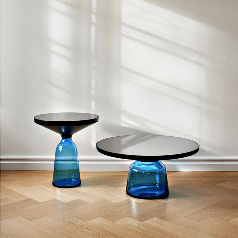 Table basse BELL COFFEE TABLE Bleu saphir/ noir CLASSICON